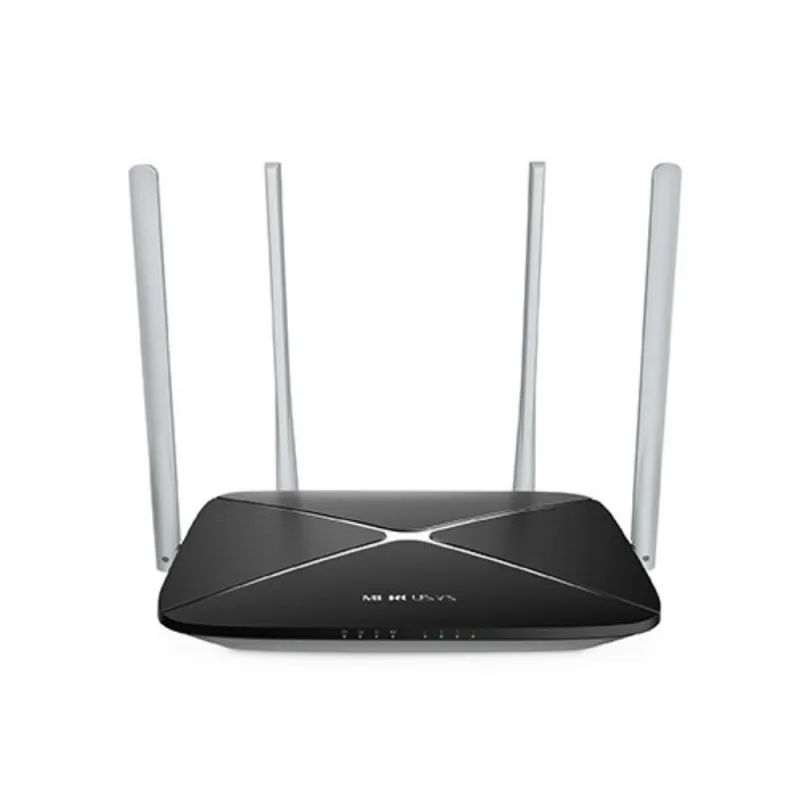 ROUTER MERCUSYS wireless 1200Mbps, 4 porturi 10/100Mbps, Dual Band AC1200 "AC12" (timbru verde 0.8 lei) 692884