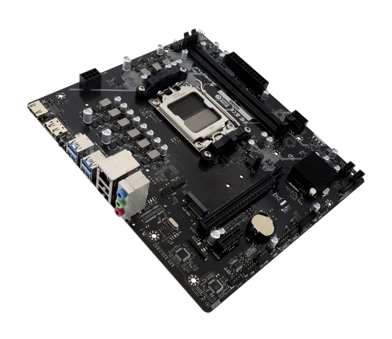 Placa de baza Biostar "A620MS", skt. AM5, chipset AMD A620, mATX, 2 x DDR5 max. 128 GB, USB 3.2 gen 1, 4 x SATA, 1 x M.2, PCIe 4.0, HDMI 1.4 4K, Display Port 1.2, "A620MS"