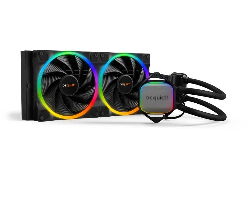 COOLER be quiet! "PURE LOOP 2 FX", racire lichid, skt. Intel LGA 1700/1200/115x/2011-v3, AMD AM5/AM4,radiator aluminiu,pompa 5500rpm, fan 2x140mm, 2200rpm,4-pin PWM, ARGB "BW014" (timbru verde 2 lei)