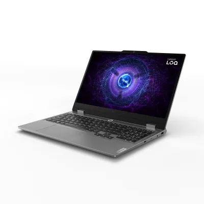 Gaming 15.6 LOQ 15IRX9, FHD IPS 144Hz, Procesor Intel® Core™ i7-13645HX (24M Cache, up to 4.90 GHz), 16GB DDR5, 1TB SSD, GeForce RTX 4050 6GB, No OS, Luna Grey "83DV01HDRM" (timbru verde 3.5 lei)