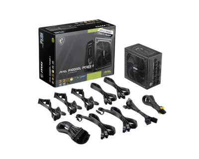 Sursa MSI MAG A1000GL PCIE5 II"MAG A1000GL PCIE5 II" (timbru verde 2 lei)