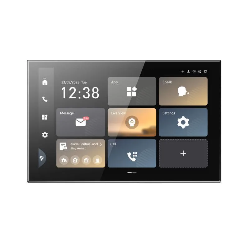 Monitor videointerfon color Hikvision DS-KH9570-WTE1/S, 10.1-inch colorful IPS touch screen, rezolutie: 1920 × , 1 RJ-45 10/100 Mbps, Wi- Fi 6, 2.4 GHz & 5GHz, alimentare: 12 VDC, 2.5 A; IEEE 802.3at, Standard PoE, temperatura de functionare: -10 °C to 50