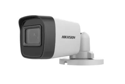 Camera supraveghere Hikvision DS-2CE16D0T-ITPF(3.6mm) 2 MP Fixed Mini Bullet,  IR: up to 25 m IR distance, 1x TVI/AHD/CVI/CVBS analog output, tensiune de alimentare: 12Vcc, max 2.2W, dimensiuni: 57.9 mm × 60.9 mm × 138.8 mm, greutate: 141 g,temperatura de