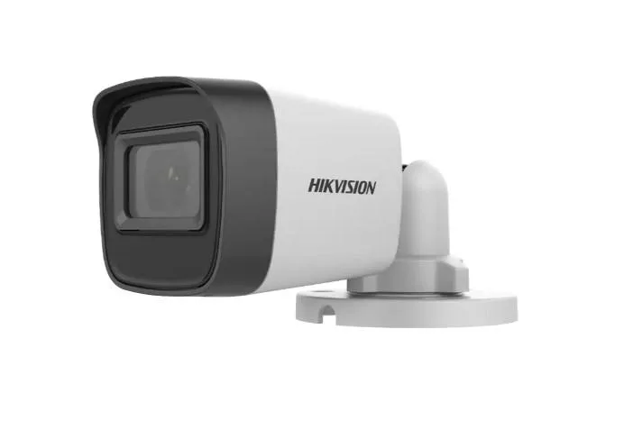 Camera supraveghere Hikvision DS-2CE16D0T-ITPF(3.6mm) 2 MP Fixed Mini Bullet,  IR: up to 25 m IR distance, 1x TVI/AHD/CVI/CVBS analog output, tensiune de alimentare: 12Vcc, max 2.2W, dimensiuni: 57.9 mm × 60.9 mm × 138.8 mm, greutate: 141 g,temperatura de