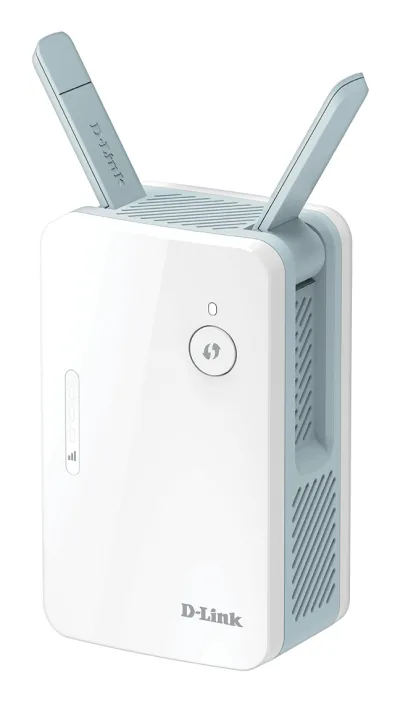 RANGE EXTENDER D-LINK wireless AX1500Mbps, 1 port Gigabit, 2 antene externe, dual band AX1500, 2.4GHz si 5GHz, EAGLE PRO AI, 2 x2 Wi-Fi 6, "E15", (timbru verde 2 lei)