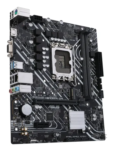 PLACA de BAZA Asus "PRIME H610M-K D4", skt LGA 1700, mATX, Intel H610, 2 x DDR4, max. 64 GB, 4 x SATA, 1 x M.2, 7.1, "PRIME H610M-K D4"