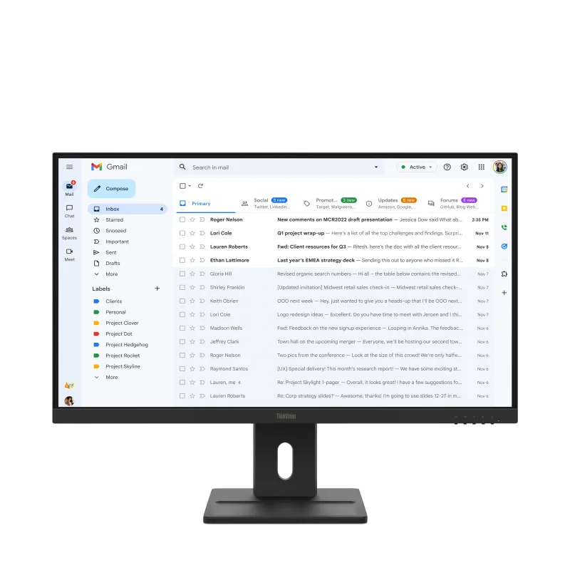 MONITOR LCD 27" E27-40/64BCMAT4EU LENOVO "64BCMAT4EU" (timbru verde 7 lei)