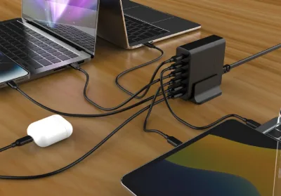 ALIMENTATOR retea 220V GEMBIRD, universal, 2 x USB-A + 4 x USB-C 3A , max. 75W PD GaN, protectie: scurtcircuit, supraincarcare, supratensiune, supraincalzire, cablu 1.5m, negru, "TA-UC-2A4C-PD75-01-BK" (timbru verde 0.03 lei)