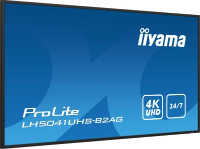 Display Profesional VA LED Iiyama 50" LH5041UHS-B2AG, UHD (3840 x 2160), VGA, HDMI (Negru) "LH5041UHS-B2AG" (timbru verde 7 lei)