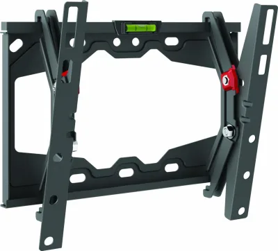 SUPORT de perete BARKAN, pt 1 TV/monitor plat, curbat, diag. max 39 inch, inclinare, max 40 Kg, "E210+.B"