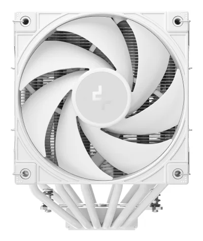 COOLER DeepCool "AK620 G2 WH" skt. Intel si AMD, racire cu aer, vent. 2 x 120mm, 2000 rpm, 6 heatpipes, inaltime 159mm, top cover lemn, alb,"R-AK620G2-WHNNMN-GJD"  (timbru verde 2 lei)
