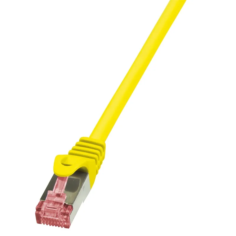 PATCH CORD S/FTP LOGILINK Cat6, LSZH, cupru, 1 m, galben, AWG27, dublu ecranat "CQ2037S" (timbru verde 0.08 lei)