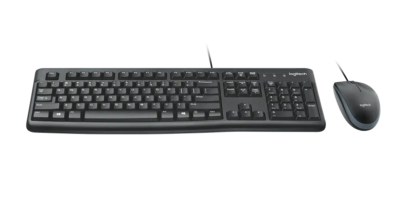 Tastatura Logitech Desktop MK120, USB, Negru