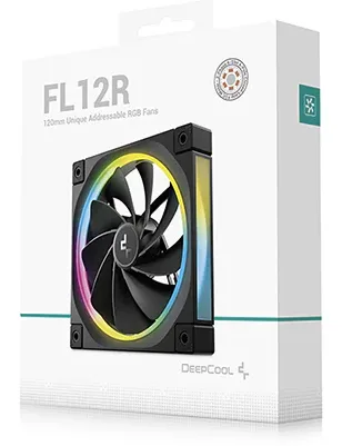 Ventilator DeepCool "FL12R", 120mm, 500-2150 RPM, FDB, 55 cfm, , 4pin PWM, negru, "R-FL12R-BKAPN1-G" (timbru verde 0.18lei) - 6933412785156