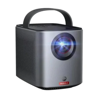 Proiector portabil Anker "Nebula Mars 3 Air" DLP 400 ANSI lumeni, auto-focus, Wi-Fi si BTH, difuzor 16W, compatibilitate ecran max 150", 16GB memorie interna, negru "D2325212" (timbru verde 0,18 lei) - 0194644201777