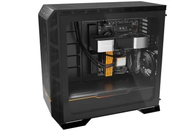CARCASA be quiet! "DARK BASE PRO 901", Tower, ATX, fara sursa, 4xfan, USB 3.2 gen 2, USB Type-C x 1, audio, mic, PSU shroud, 8 sloturi expansiune, iluminare ARGB, negru, "BGW50" (timbru verde 0.4lei)