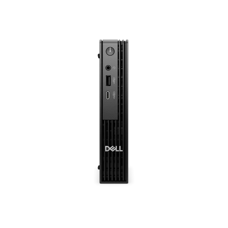 Desktop Business DELL Pro QCM1250 cu procesor Intel Core Ultra 5 235T pana la 5.0 GHz, 8 GB DDR5, 512GB SSD, Intel Integrated Graphics, Linux, Black, 3 ani Garantie