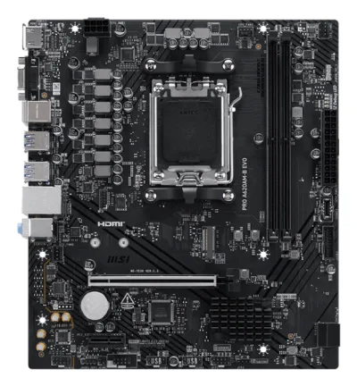 MSI PRO A620AM-B EVO AM5 DDR5 mATX HDMI MB "PRO A620AM-B EVO"