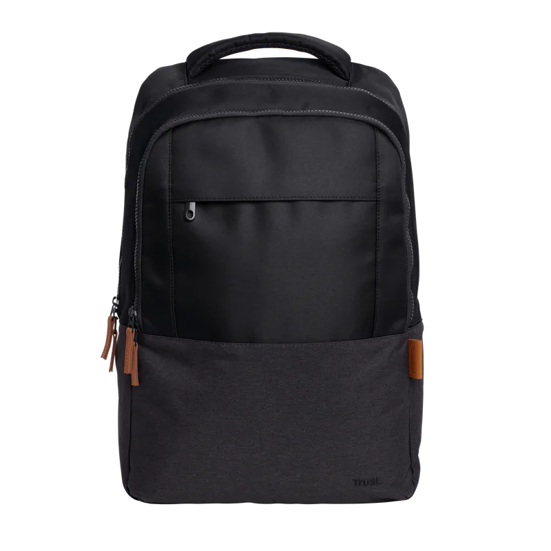 Rucsac laptop Trust Lisboa, Negru, 2 ani Garantie