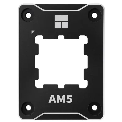 Contact Frame Thermalright "AM5 Secure Frame Black", compatibil skt. AMD AM5, aluminiu, negru, 75x56x7.5mm, include surubelnita L + pasta TF7 2g, "AM5 Secure Frame Black"