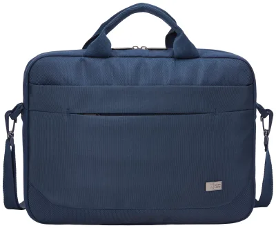 GEANTA CASE LOGIC, pt. notebook de max. 14 inch, 1 compartiment, buzunar frontal x 2, waterproof, poliester, albastru, "ADVA-114 DARK BLUE"/3203987