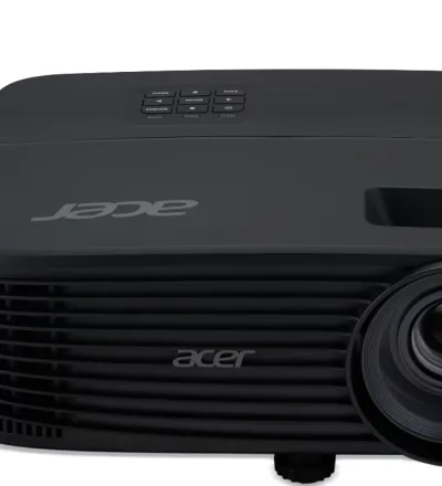 Videoproiector Acer X1229, XGA 1024* 768, up to WUXGA 1920*1200, 4.800 lumeni, 4:3/ 16:9, 20.000:1, dimensiune maxima imagine 300'', distanta maxima de proiectie 12m, boxa 3W, lampa 5.000 ore/ 20.000 ore ExtremEco, 2.4 kg, D-sub, composite video,