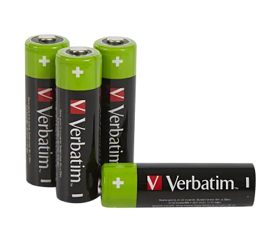 ACUMULATOR VERBATIM AA  (R6) 4 BUC. "49517" (TIMBRU VERDE 0.32 LEI)