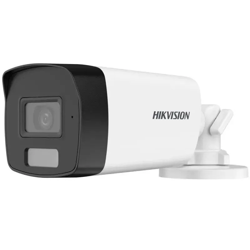 Camera de supraveghere Hikvision Bullet DS-2CE17D0T-LFS (2.8mm) 2MP; Smart Hybrid Light Audio; Senzor: 2 MP CMOS; Rezolutie 2MP; Iluminare: 0.01 Lux @ (F1.6, AGC ON), 0 Lux with IR, Day & Night ICR; Lentila: 2.8 mm,horizontal FOV: 101°, vertical FOV: 56°,