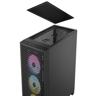 Carcasa CORSAIR 3000D RGB, RGB, Mid Tower, Black