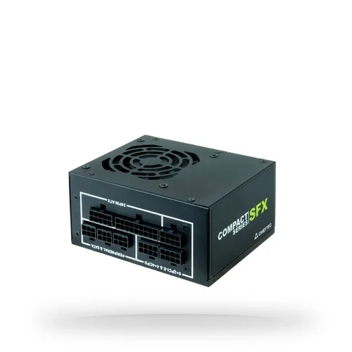 SURSA Chieftec Compact 550 W, modulara, certificare 80 Plus Gold, ventilator 80 mm x 1, PCI-E 6+2 pin x 2, SATA x 6, "CSN-550C" (timbru verde 2 lei)