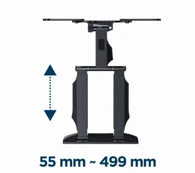 SUPORT de perete GEMBIRD, pt 1 TV/monitor, diag. max 32" - 55", full-motion, max 32 kg, "WM-55ST-01"