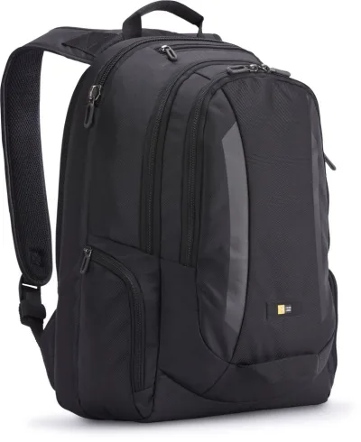 RUCSAC CASE LOGIC, pt. notebook de max. 15.6 inch, 2 compartimente, buzunar frontal x 2 | buzunar lateral x 2, waterproof, nylon, negru, 3205286 "RBP315 BLACK"