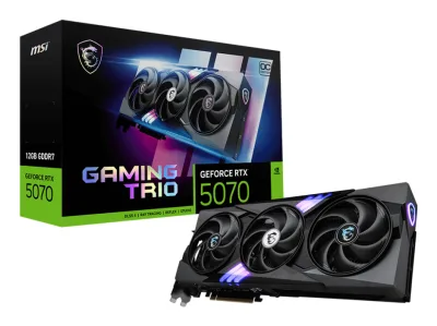 MSI - NVIDIA GeForce RTX 5070 12G GAMING TRIO OC 12GB GDDR7 PCI Express Gen 5 Graphics Card - Black "RTX 5070 12G GAMING TRIO OC"