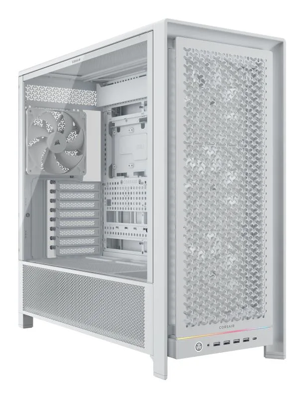 Carcasa CORSAIR FRAME 5000D RS, RGB, Mid Tower, White