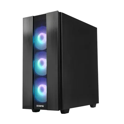 CARCASA Chieftec "HUNTER 2", Middle Tower,ATX fara sursa, sticla securizata,4xfan ARGB,USB 3.2 gen 1x1,USB Type-Cx1, ack 3.5mm,mesh pt. filtrare praf,HUB, fan ctr, "GS-02B-OP" (timbru verde 0.08 lei)