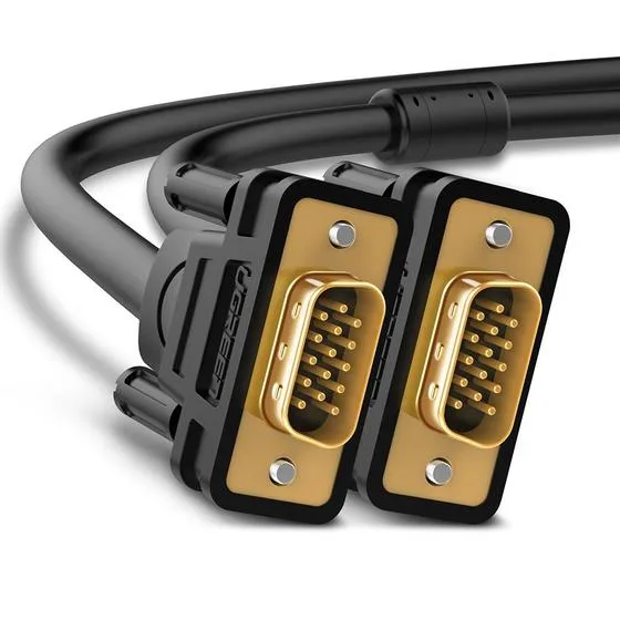 CABLU video Ugreen, #VG101" VGA (T) la VGA (T), 3m, ecranat, negru, #11631"  (timbru verde 0.8 lei) - 6957303876310