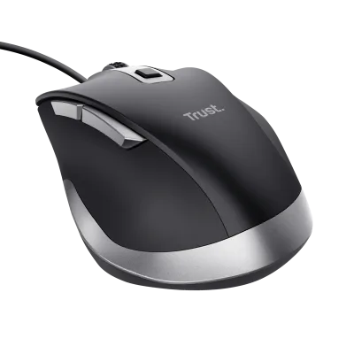 Mouse Trust Fyda, 5000 DPI, Negru
