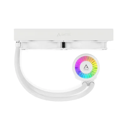 COOLER Arctic "Liquid Freezer III 280ARGB", racire lichid, skt. Intel LGA1700, AMD AM5/AM4,radiator aluminiu, pompa 2800rpm, fan 2x140mm,1900rpm,4-pin PWM,ARGB, alb "ACFRE00151A" (timbru verde 2 lei)