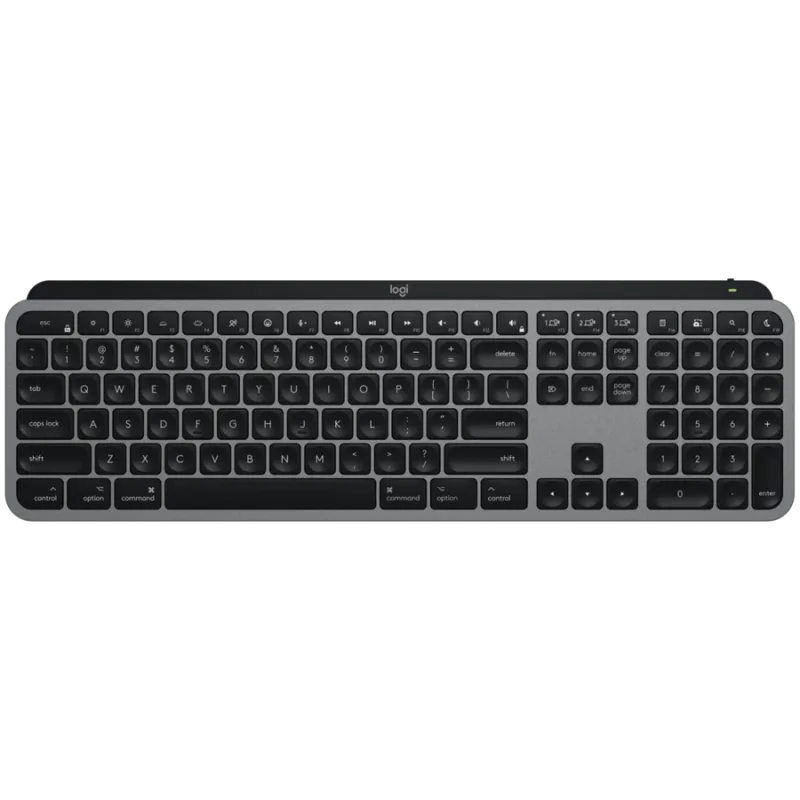 LOGITECH MX Keys S for Mac - SPACE GREY - US INTL - BT  - EMEA28-935 "920-011637" (timbru verde 0.8 lei)