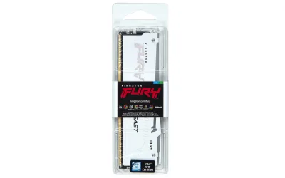 KINGSTON 16GB 6000MT/s DDR5 CL36 DIMM FURY Beast White RGB EXPO "KF560C36BWE2A-16"