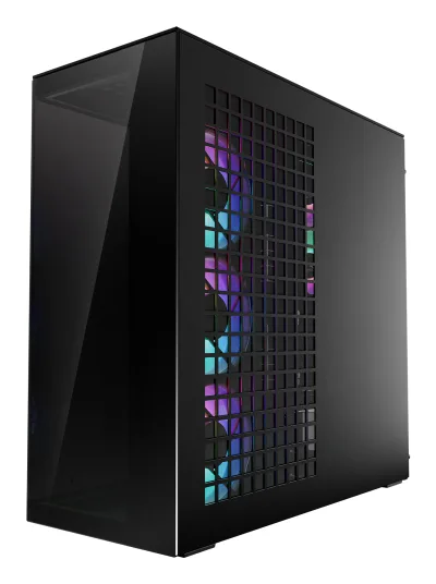CARCASA Arctic "Xtender Mirror BK", mid tower, max 8xfan, 3xP14 ProR ARGB si 2xP12Pro ARGB instalate, PSU shroud 24 LED ARGB, USB-C x 1, USB 3.2 x 2, audio+mic, 7 sloturi expans, negru, "ACPCC00018A" (timbru verde 0.4lei)