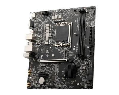 Placa de baza MSI PRO H610M-G, Socket LGA1700, DDR5, mATX, Negru "PRO H610M-G"