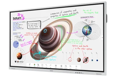 Ecran interactiv Samsung Flip Pro WM85B, "LH85WMBWLGCXEN" (timbru verde 15 lei)