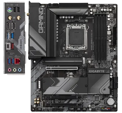 Placa de baza Gigabyte B650 GAMING X AX V2, Socket AM5, DDR5, ATX