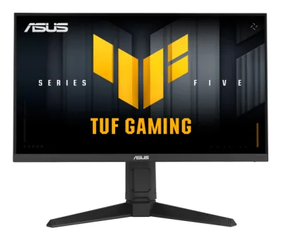 Monitor Asus TUF VG259QMRL5A, 24.5", Fast IPS, Full HD, HDMI, DisplayPort, G-SYNC compatible, AMD FreeSync Premium, Boxe, Pivot, 310Hz, 0.3m, Negru, 90LM0BQ0-B01O71 "VG259QMRL5A" (timbru verde 7 lei)