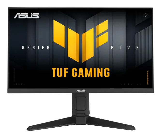 Monitor Asus TUF VG259QMRL5A, 24.5", Fast IPS, Full HD, HDMI, DisplayPort, G-SYNC compatible, AMD FreeSync Premium, Boxe, Pivot, 310Hz, 0.3m, Negru, 90LM0BQ0-B01O71 "VG259QMRL5A" (timbru verde 7 lei)