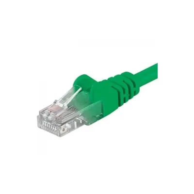 Patchcord UTP RJ45-RJ45 Cat.5e 0.25m, verde, "UTP-5E-0.25-GN" (timbru verde 0.08 lei)