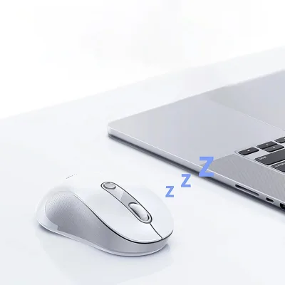 MOUSE Baseus F02 PC sau NB wireless, 2.4Ghz, optic, 800/ 1200/1600 dpi, click silentios, butoane/scroll 4/1, alb, "B0203302" (timbru verde 0.18 lei) - 6932172693404