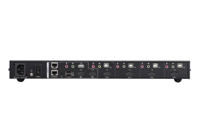 4-Port USB HDMI Multi-View KVMP Switch "CM1284-AT-G" (timbru verde 2 lei)