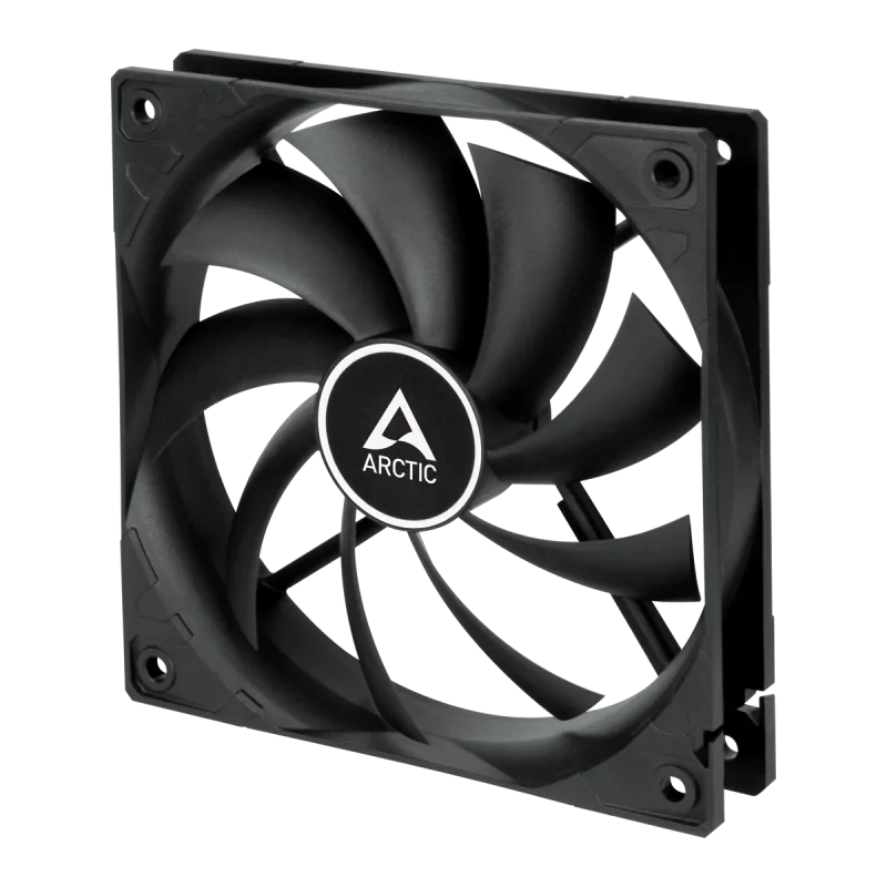 VENTILATOR ARCTIC PC, F12 PWM , 120x120x25mm, w/ PWM, low noise FD bearing, Black, "ACFAN00203A"